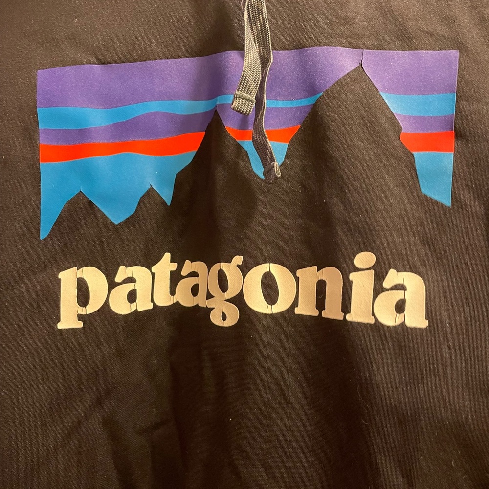 Patagonia Men's P-6 Logo Uprisal Hoody Black Medium - Picture 2 of 6